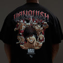 VQ x Baki: Black Baki Boxy Oversized T Shirt 1枚目の画像