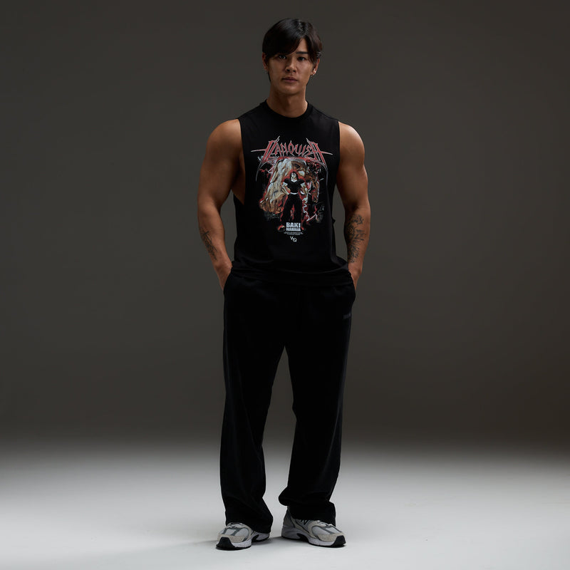 VQ x Baki: Black Yujiro Sleeveless T Shirt 4枚目の画像