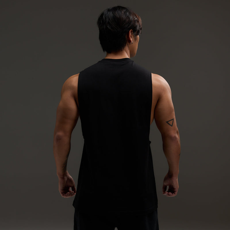 VQ x Baki: Black Yujiro Sleeveless T Shirt 3枚目の画像