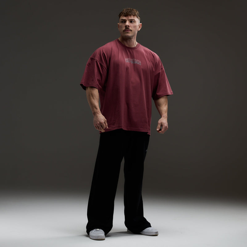 VQ x Baki: Red Baki Boxy Oversized T Shirt 5枚目の画像