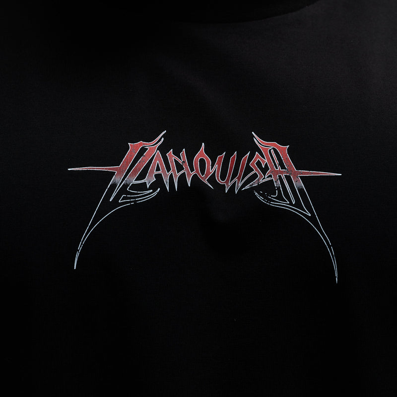 VQ x Baki: Black Yujiro Boxy Oversized T Shirt 4枚目の画像