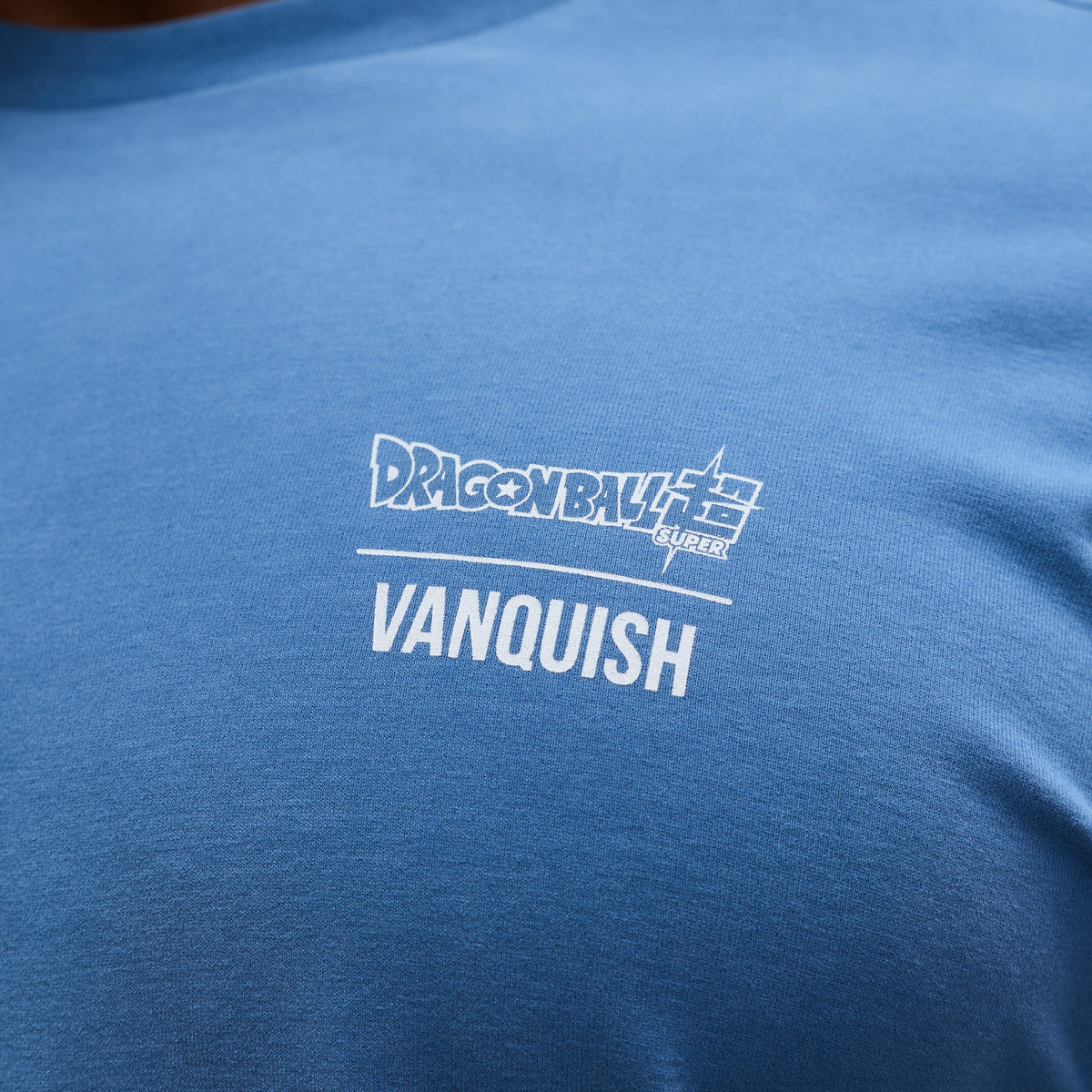 XLのみ】VANQUISH FITNESS DBSモデル ベジータ SSGSS ブルー オーバー 