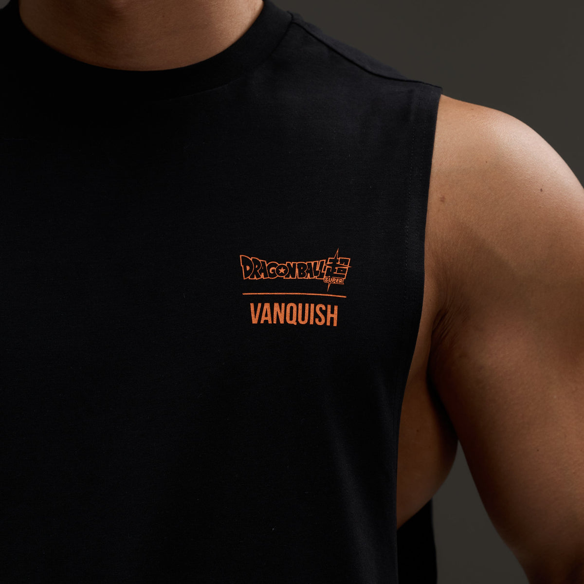 XLのみ】VANQUISH FITNESS DBSモデル 悟空 ブラック ノースリーブ
