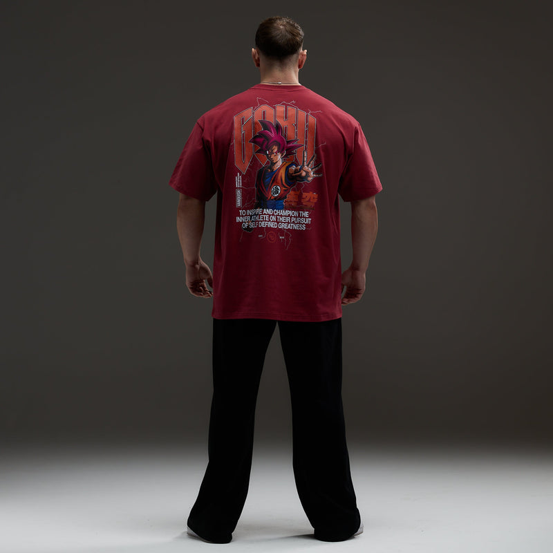 Vanquish DBS Goku Red Oversized T Shirt 5枚目の画像