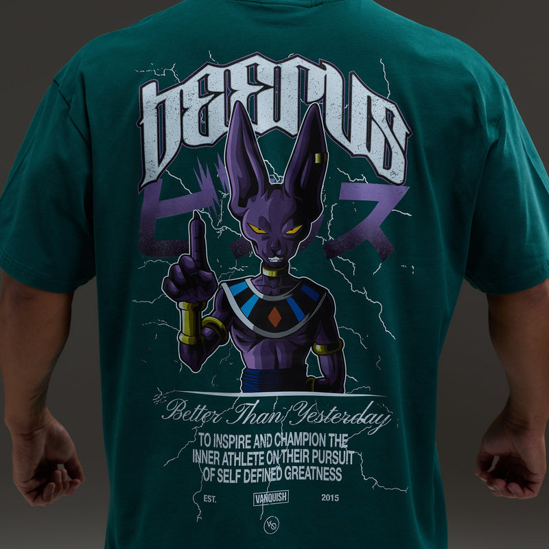 Vanquish DBS Beerus Green Oversized T Shirt 1枚目の画像