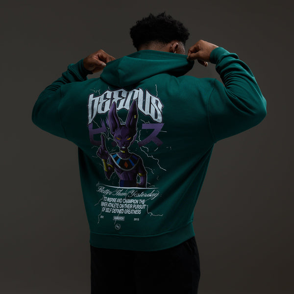 Vanquish DBS Beerus Green Hoodie 1枚目の画像