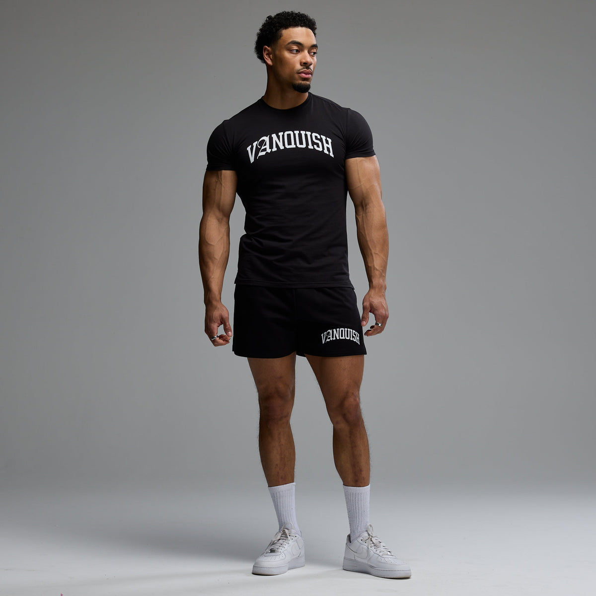 ACADEMY ARCH BLACK SLIM FIT T SHIRT 4枚目の画像