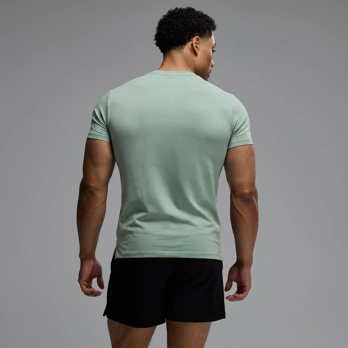 EVOLVE ARCH PASTEL MINT SLIM FIT T SHIRT 2枚目の画像