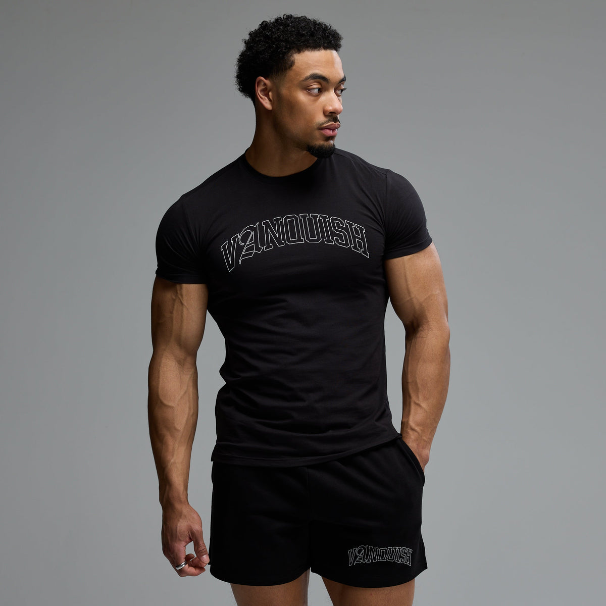 VANQUISH FITNESS Academyモデル アウトライン ブラック スリム