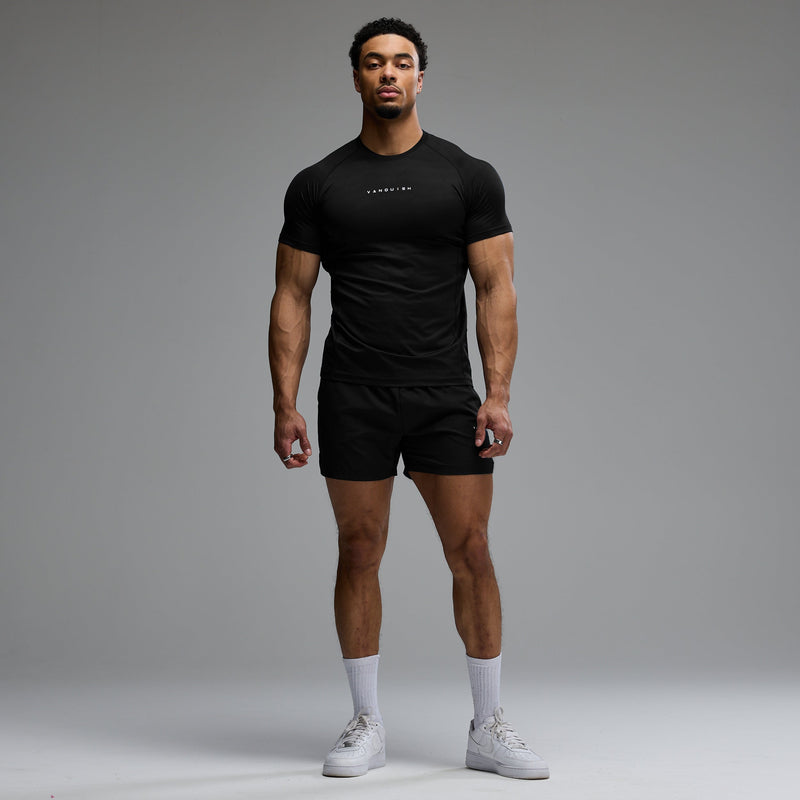 VANQUISH FITNESS Academyモデル ブラック パフォーマンスショーツ