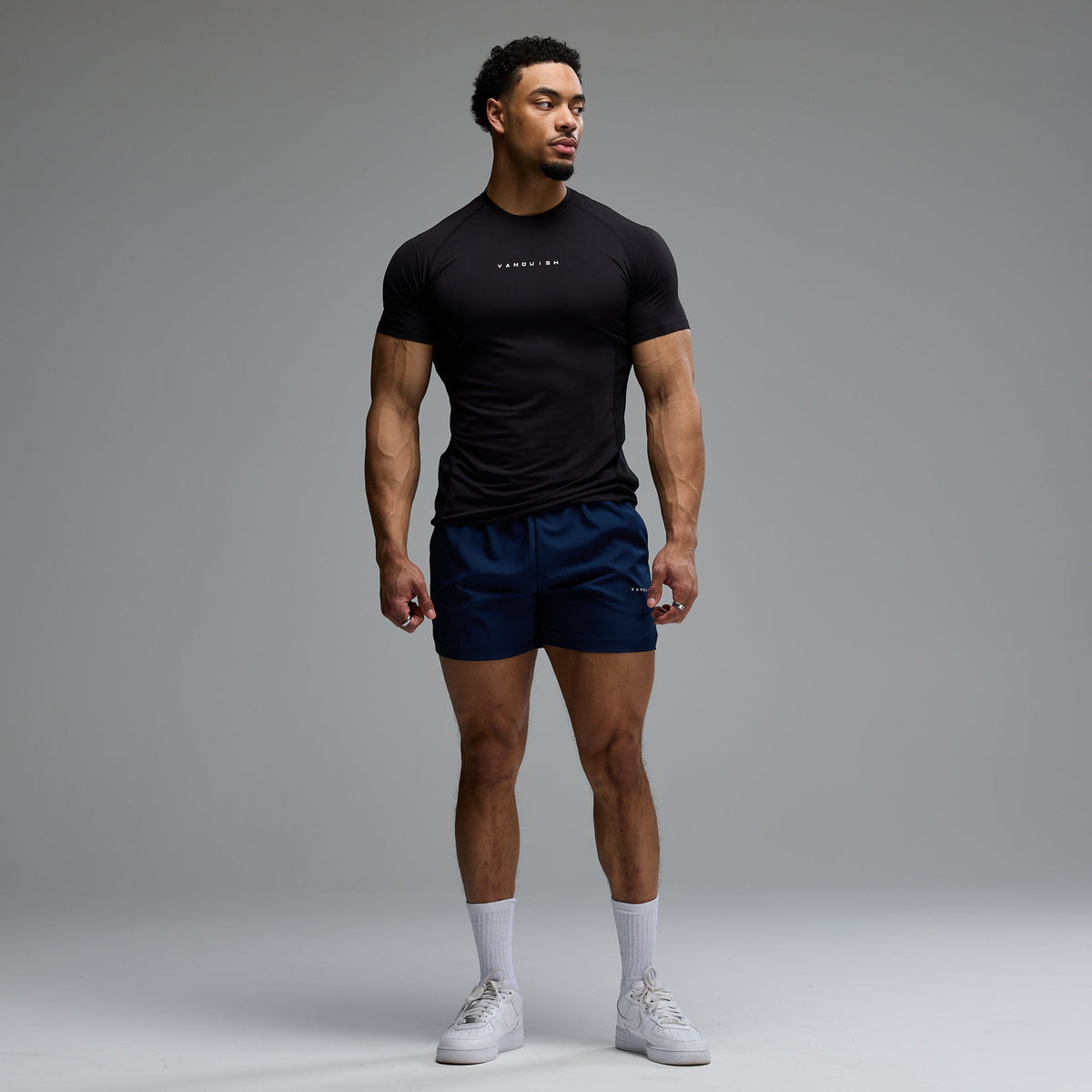 ACADEMY BLACK SLIM FIT PERFORMANCE T SHIRT 5枚目の画像