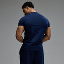 Vanquish Essential Navy Slim Fit Short Sleeve T Shirt 2枚目の画像