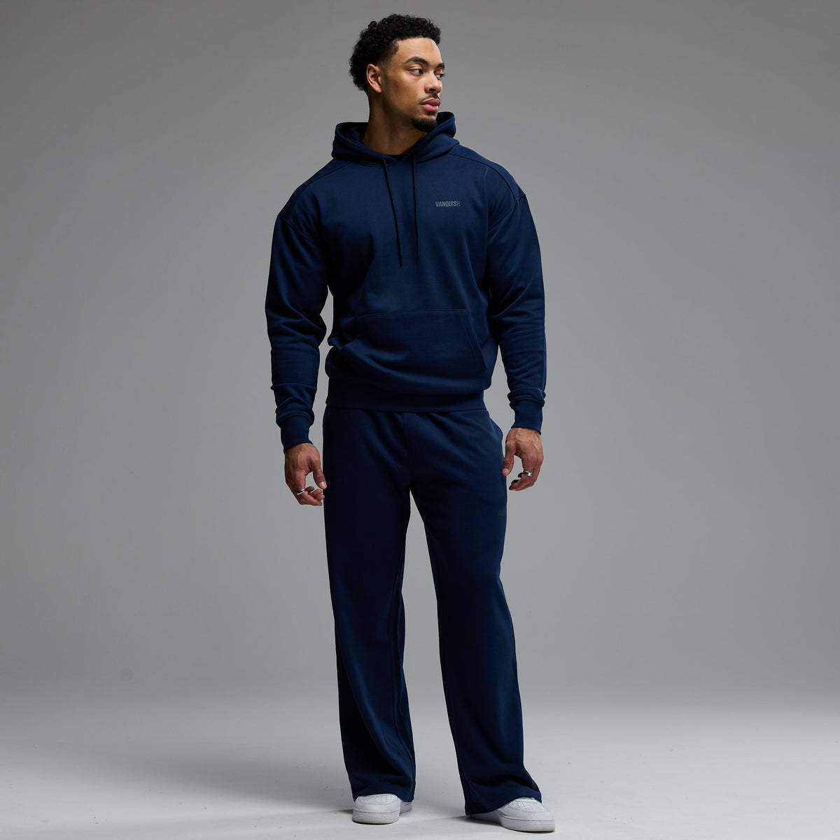 Vanquish Essential Navy Pullover Hoodie 4枚目の画像