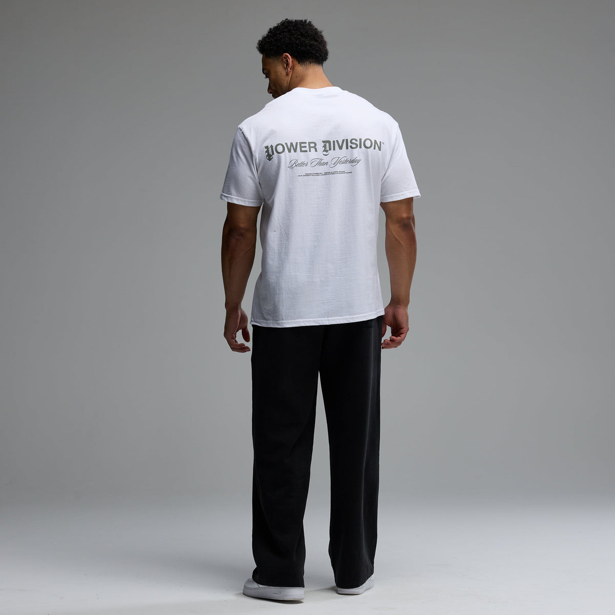 REVOLVE POWER DIVISION WHITE OVERSIZED BOXY T SHIRT 6枚目の画像