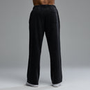 GRAFFITI WASHED BLACK STRAIGHT LEG SWEATPANTS 2枚目の画像