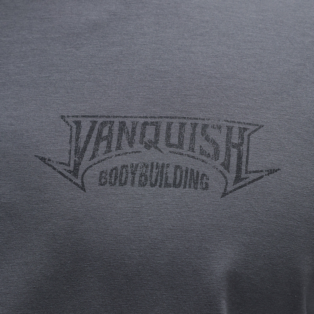 BODYBUILDING EMBLEM CHARCOAL OVERSIZED BOXY T SHIRT 3枚目の画像