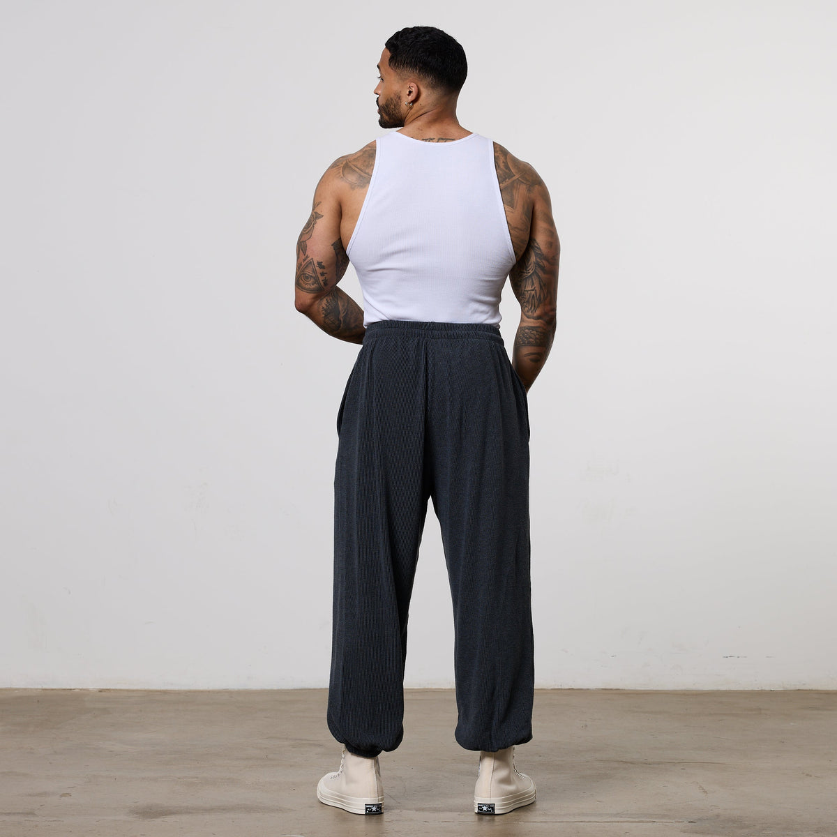 その他 Vanquish Grey Bodybuilding Baggy pants Vanquish Grey Bodybuilding Baggy Pants - Extra Large / Grey