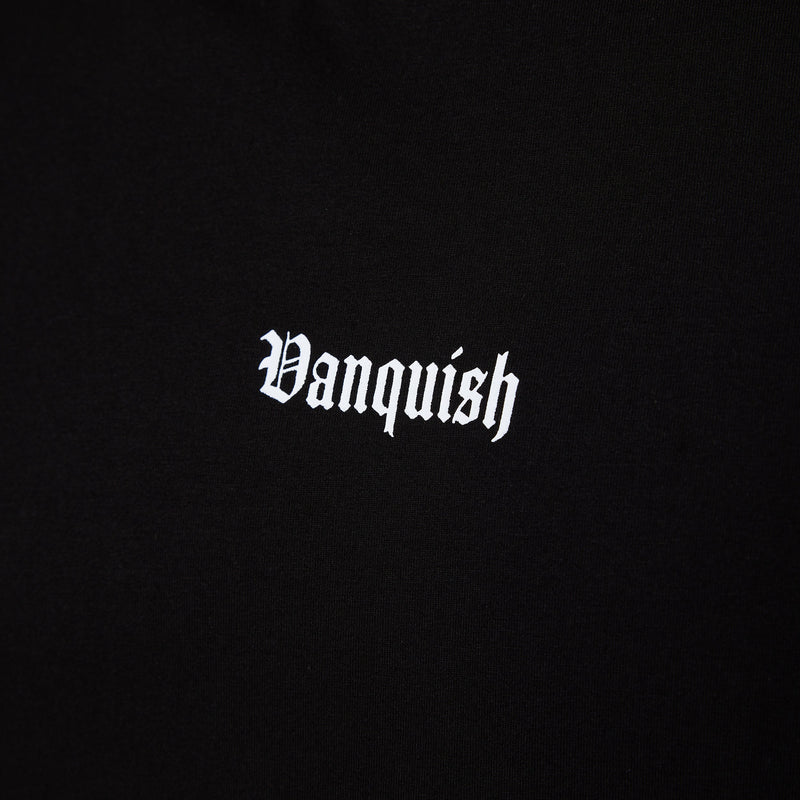 Vanquish Dark Script Black Sleeveless T-Shirt 5枚目の画像