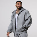 Vanquish Essential Steel Grey Oversized Heavyweight Hoodie 4枚目の画像