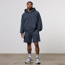 Vanquish Essential Denim Blue Oversized Heavyweight Hoodie 4枚目の画像