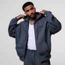 Vanquish Essential Denim Blue Oversized Heavyweight Hoodie 1枚目の画像