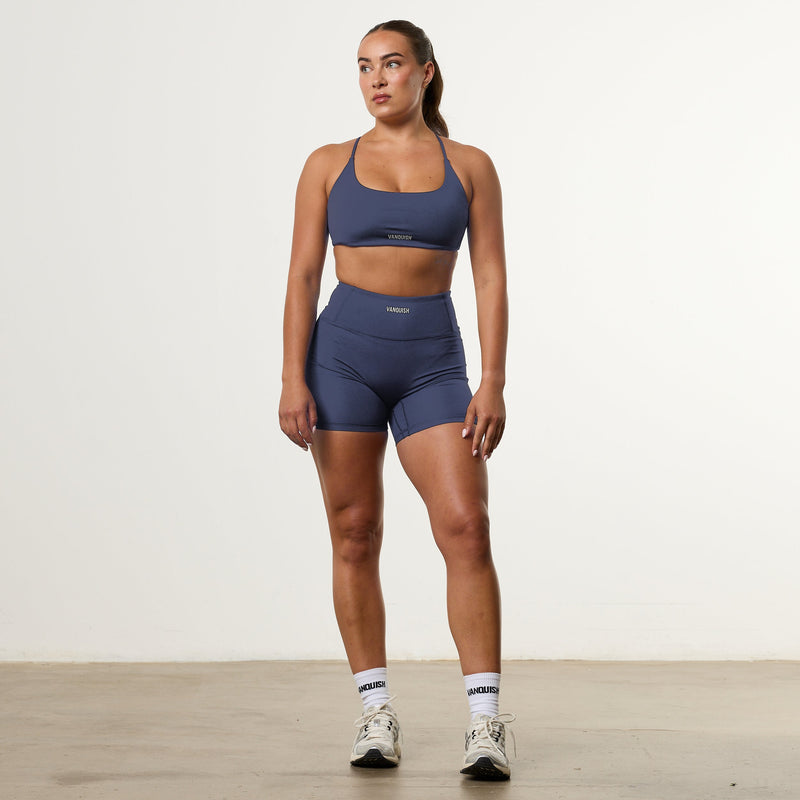 Enhance V2 Dusk Blue Cross Back Bra 3枚目の画像