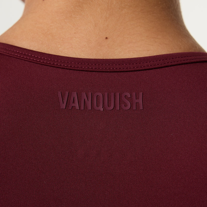 Enhance V2 Liqueor Red Long Sleeve Twist Front Top 3枚目の画像