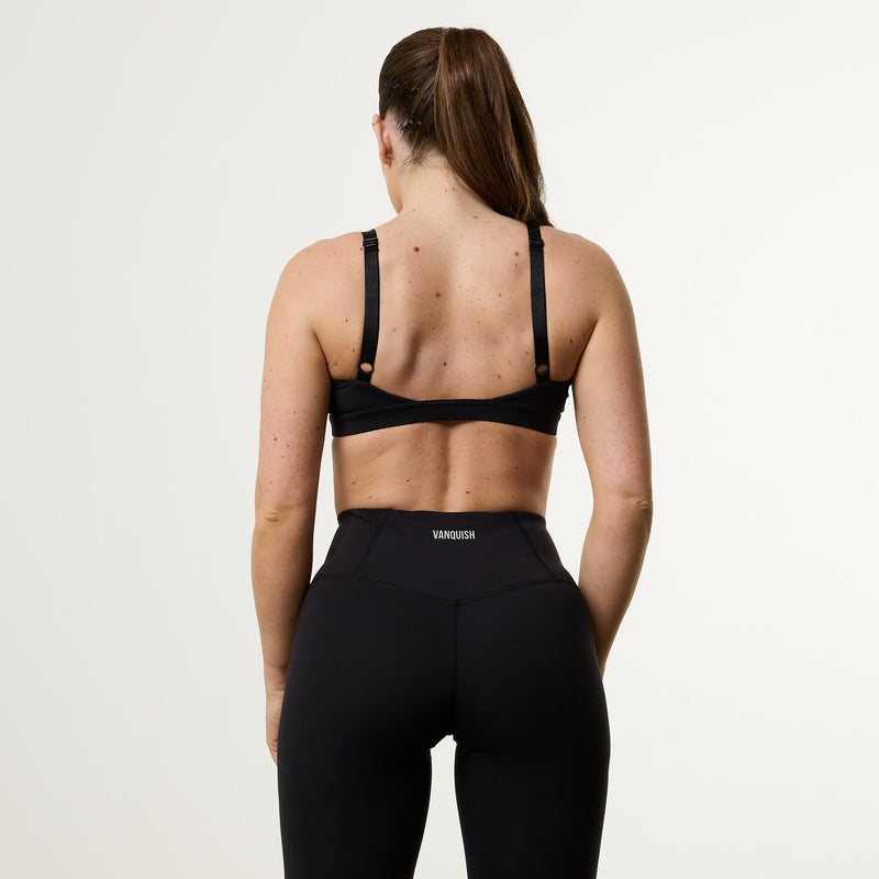 Enhance V2 Black Double Strap Bra 3枚目の画像