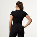 Enhance V2 Black Cap Sleeve T-shirt 3枚目の画像