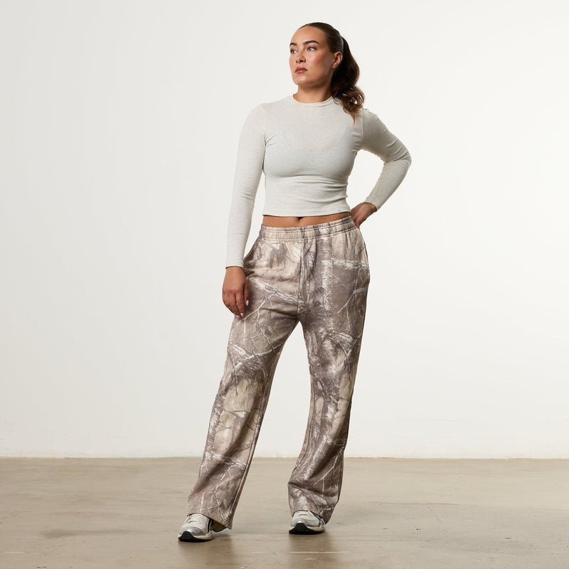 LADIES CAMO STRAIGHT LEG SWEATPANTS 4枚目の画像