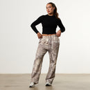 WOMENS BLACK  MIDI LONG SLEEVE RIBBED T SHIRT 4枚目の画像