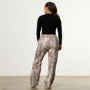 WOMENS BLACK  MIDI LONG SLEEVE RIBBED T SHIRT 5枚目の画像