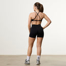 Vanquish Elevate V2 Black Seamless Cross Back Minimal Bra 4枚目の画像