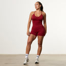 Vanquish Elevate V2 Scarlet Red Seamless T Strap Top 3枚目の画像