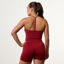 Vanquish Elevate V2 Scarlet Red Seamless T Strap Top 2枚目の画像