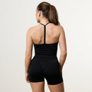 Vanquish Elevate V2 Black Seamless T Strap Top 2枚目の画像