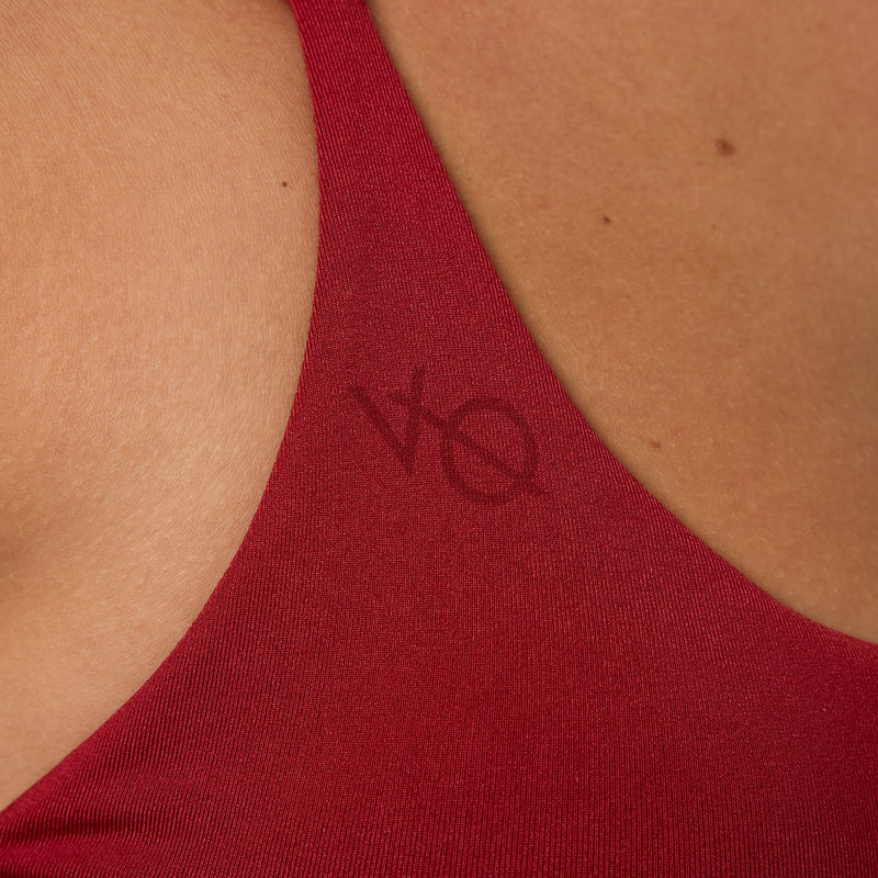 Vanquish Elevate V2 Scarlet Red Seamless Cross Back Minimal Bra 5枚目の画像