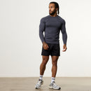 Vanquish Ultra Soft Denim Blue Long Sleeve Slim Fit T Shirt 3枚目の画像