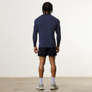 Vanquish Ultra Soft Navy Blue Long Sleeve Slim Fit T Shirt 5枚目の画像