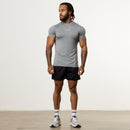 Vanquish Ultra Soft Steel Grey Slim Fit T Shirt 3枚目の画像