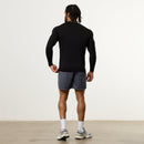 Vanquish Ultra Soft Black Long Sleeve Slim Fit T Shirt 2枚目の画像