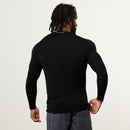 Vanquish Ultra Soft Black Long Sleeve Slim Fit T Shirt 5枚目の画像