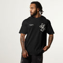 Vanquish Revolve Clubhouse Black Oversized T Shirt 1枚目の画像