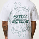 Vanquish Revolve Filigree White Oversized T Shirt 3枚目の画像