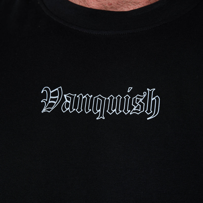 Vanquish Olympus Black Heavyweight Oversized Boxy T Shirt 5枚目の画像