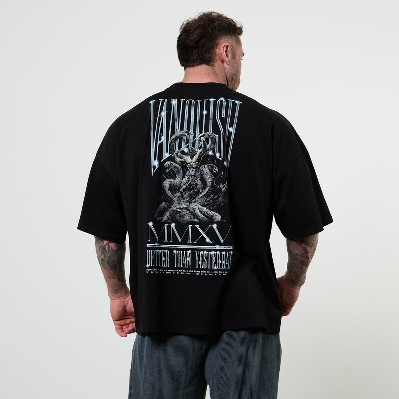 Vanquish Olympus Black Hercules Oversized Boxy T Shirt 7枚目の画像