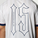 VANQUISH WHITE OVERSIZED BOXY FOOTBALL JERSEY 4枚目の画像
