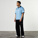 VANQUISH BLUE OVERSIZED BOXY FOOTBALL JERSEY 5枚目の画像