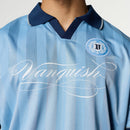 VANQUISH BLUE OVERSIZED BOXY FOOTBALL JERSEY 3枚目の画像
