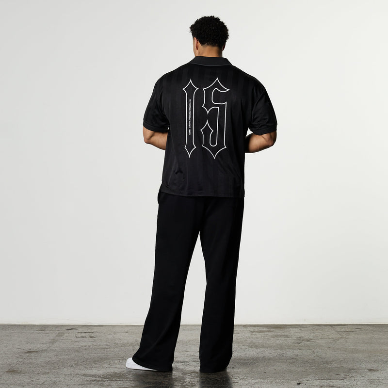 VANQUISH FITNESS Football Jerseyモデル ブラック オーバーサイズ